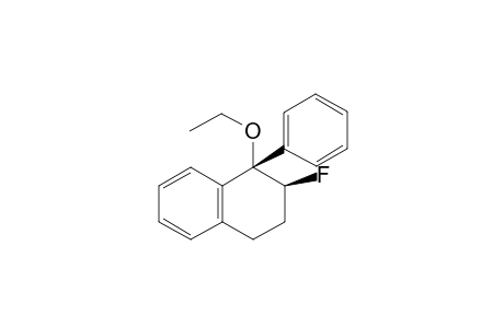 (+-)-1-Ethoxy-r-1-phenyl-t-2-fluoro-1,2,3,4-tetrahydronaphthalene
