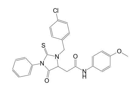 2-[3-(4-chlorobenzyl)-5-oxo-1-phenyl-2-thioxo-4-imidazolidinyl]-N-(4-methoxyphenyl)acetamide