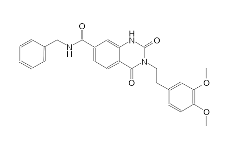 N-benzyl-3-[2-(3,4-dimethoxyphenyl)ethyl]-2,4-dioxo-1,2,3,4-tetrahydro-7-quinazolinecarboxamide