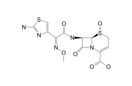 IMPURITY-II;(6-R,7-R)-7-[(Z)-2-(2-AMINO-4-THIAZOLYL)-2-(METHOXYIMINO)-ACETAMIDO]-3-CEPHEM-1-OXO-4-CARBOXYLIC-ACID