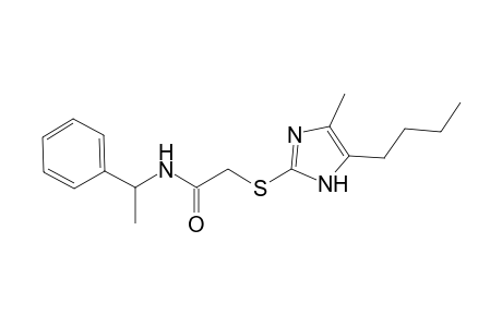 Acetamide, 2-[(5-butyl-4-methyl-1H-imidazol-2-yl)thio]-N-(1-phenylethyl)-