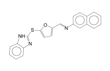 2-(1,3-Benzoimidazol-2-ylthio)-5-(2-naphthyliminomethyl)furan