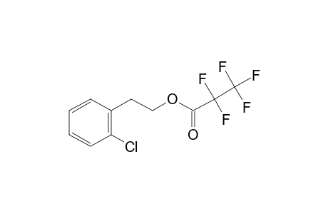 2-Chlorophenethyl alcohol, pentafluoropropionate