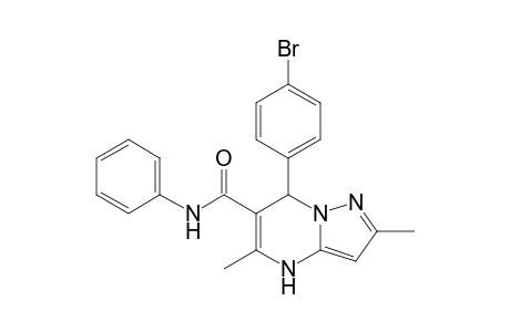 7-(4-Bromophenyl)-2,5-dimethyl-N-phenyl-4,7-dihydropyrazolo[1,5-a]pyrimidine-6-carboxamide