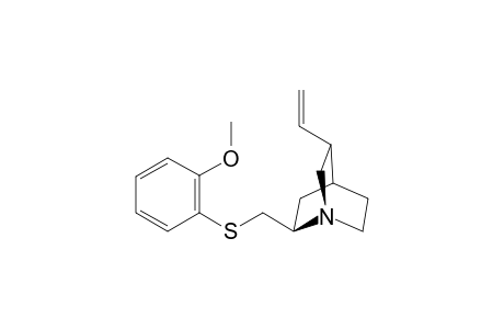 (1R,2R)-2-(2-Methoxyphenylsulfanylmethyl)-5-vinyl-1-azabicyclo[2.2.2]octane