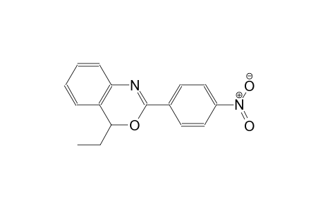 4H-3,1-benzoxazine, 4-ethyl-2-(4-nitrophenyl)-