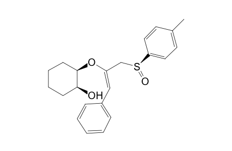 (Z,Rs)-2-[(1R,2S)-2-Hydroxycyclohexyloxy]-1-phenyl-3-(p-tolylsulfinyl)-propene