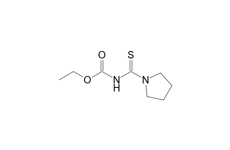 [(1-pyrrolidinyl)thiocarbonyl]carbamic acid, ethyl ester