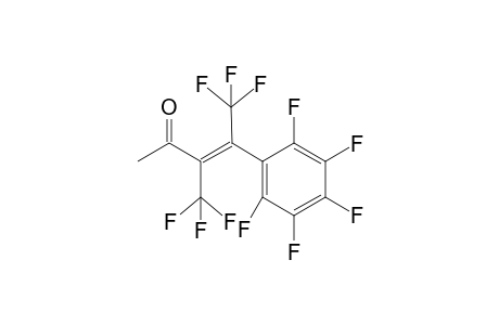 1-(Methylcarbonyl)-1,2-di(trifluoromethyl-2-(pentafluorophenyl)ethylene
