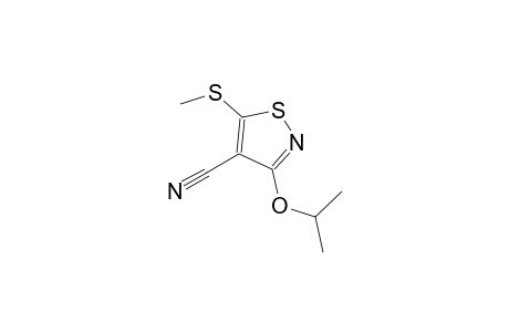 4-isothiazolecarbonitrile, 3-(1-methylethoxy)-5-(methylthio)-