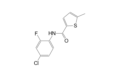 N-(4-chloro-2-fluorophenyl)-5-methyl-2-thiophenecarboxamide