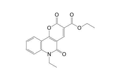 Ethyl 6-ethyl-2,5-dioxo-5,6-dihydro-2H-pyrano[3,2-c]quinoline-3-carboxylate