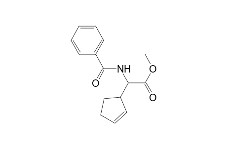 N-benzoyl-2-(cyclopent-2-enyl)glycine methyl ester
