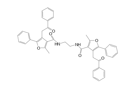 2-Methyl-N3-[2-({[2-methyl-4-(2-oxo-2-phenylethyl)-5-phenyl-3-furyl]carbonyl}amino)ethyl]-4-(2-oxo-2-phenylethyl)-5-phenyl-3-furamide
