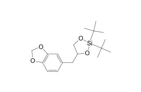 2,2-Di(t-butyl)-4-[(4,5-methylenedioxyphenyl)methyl]-2-sila-1,3-dioxacyclopentane