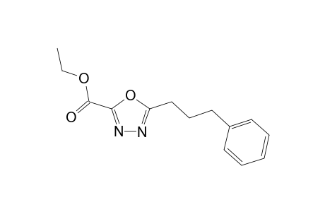 5-(3-Phenylpropyl)-1,3,4-oxadiazole-2-carboxylic acid ethyl ester