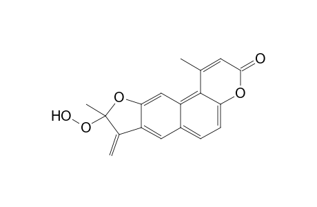 3H-8,9-Dihydro-9-hydroperoxy-1,9-dimethyl-8-methylenefuro[3',2':6,7]naphtho[2,1-b]pyran-3-one