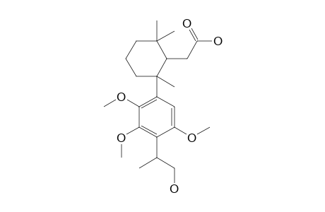 2-[2,3,5-TRIMETHOXY-4-(2-HYDROXY-1(R)-METHYLETHYL)-PHENYL-2,6,6-TRIMETHYL-CYCLOHEXYL]-ETHANOIC-ACID