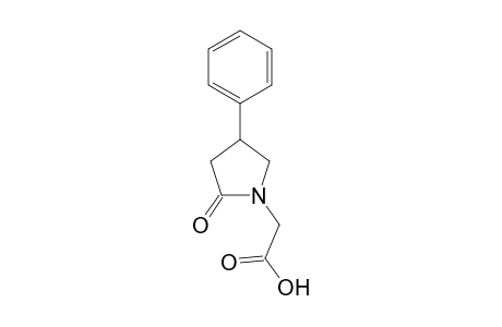 1-Pyrrolidineacetic acid, 2-oxo-4-phenyl-