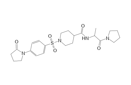 4-piperidinecarboxamide, N-[(1S)-1-methyl-2-oxo-2-(1-pyrrolidinyl)ethyl]-1-[[4-(2-oxo-1-pyrrolidinyl)phenyl]sulfonyl]-