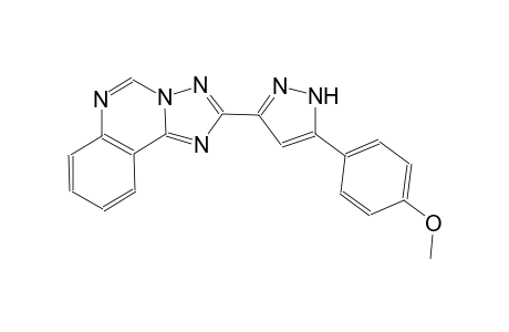 [1,2,4]Triazolo[1,5-c]quinazoline, 2-[5-(4-methoxyphenyl)-1H-pyrazol-3-yl]-