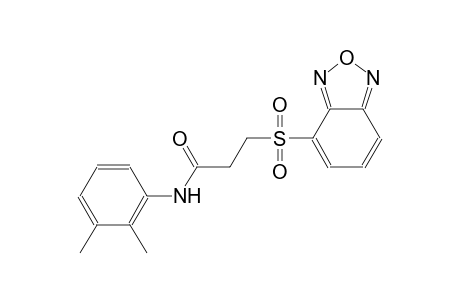 propanamide, 3-(2,1,3-benzoxadiazol-4-ylsulfonyl)-N-(2,3-dimethylphenyl)-