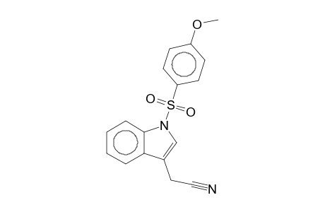 [1-(4-Methoxybenzenesulfonyl)-1H-indol-3-yl]acetonitrile
