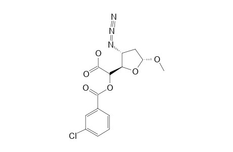 [METHYL-3-AZIDO-5-O-(3-CHLOROBENZOYL)-2,3-DIDEOXY-BETA-DL-RIBO-HEXOFURANOSIDE]-URONIC-ACID