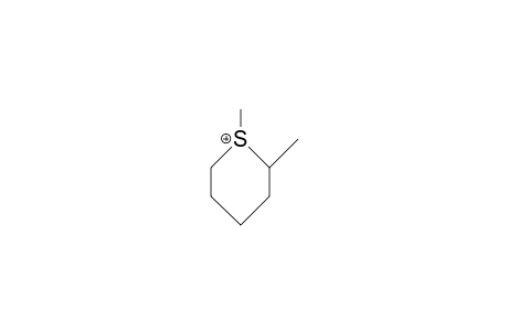 cis-1,2-Dimethyl-thianium cation