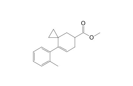Methyl syn/anti-8-(2-methylphenyl)spiro[2.5]oct-7-ene-5-carboxylate