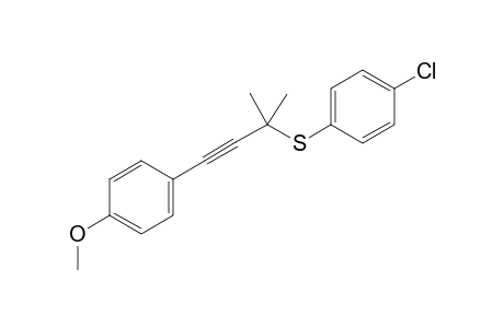 (4-Chlorophenyl) [4-(4-Methoxyphenyl)-2-methylbut-3-yn-2-yl]Sulfide