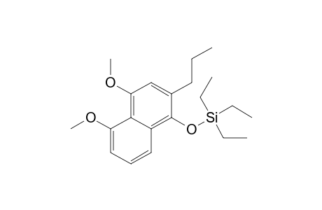 1,8-Dimethoxy-3-n-propyl-4-(triethylsilyloxy)naphthalene