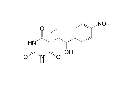 5-ethyl-5-(beta-hydroxy-p-nitrophenethyl)barbituric acid