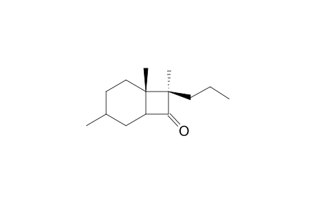 exo-3,6,7-Trimethyl-7-propylbicyclo[4.2.0]octa-8-one