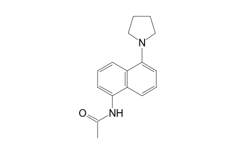 Acetamide, N-[5-(1-pyrrolidinyl)-1-naphthalenyl]-