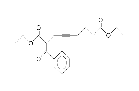 2-Benzoyl-4-nonyn-1,9-dioic acid, diethyl ester