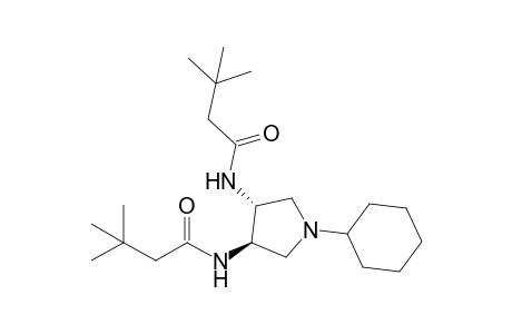 (3R,4R)-3,4-Bis(3,3-dimethylbutylamido)-1-cyclohexylpyrrolidine