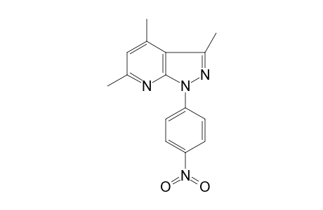 3,4,6-Trimethyl-1-(4-nitrophenyl)-1H-pyrazolo[3,4-b]pyridine