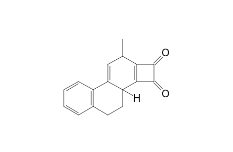 cis/trans-10-Methyl-2b,3,4,10-tetrahydrocyclobuta[a]phenanthrene-1,2-dione