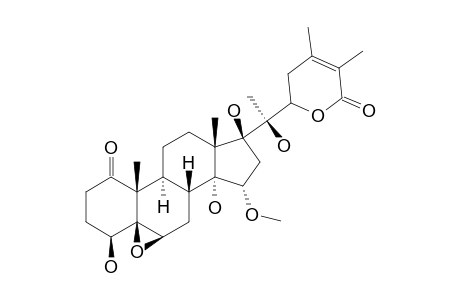 WITHANGULATIN_C;2,3-DIHYDRO-15-METHOXYWITHANGULATIN_B