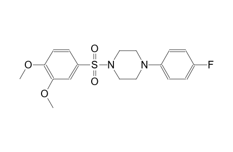piperazine, 1-[(3,4-dimethoxyphenyl)sulfonyl]-4-(4-fluorophenyl)-