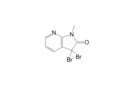 3,3-bis(bromanyl)-1-methyl-pyrrolo[2,3-b]pyridin-2-one