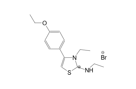 4-(4-ethoxyphenyl)-3-ethyl-2-propyl-2,3-dihydro-1,3-thiazol-2-ylium bromide