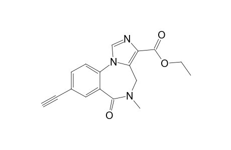 8-Ethynyl-5-methyl-6-oxo-4H-imidazo[1,5-a][1,4]benzodiazepine-3-carboxylic acid ethyl ester