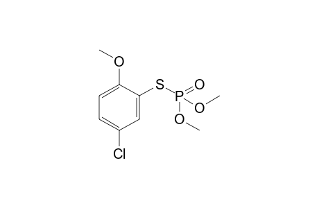 O,O-Dimethyl S-(5-chloro-2-methoxyphenyl)phosphorothioate