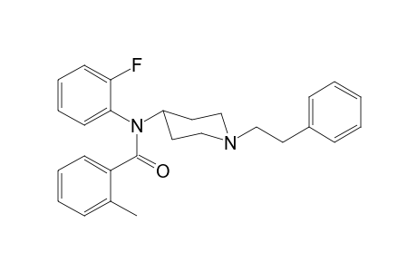 N-(2-Fluorophenyl)-N-(1-(2-phenylethyl)piperidin-4-yl)-2-methylbenzamide