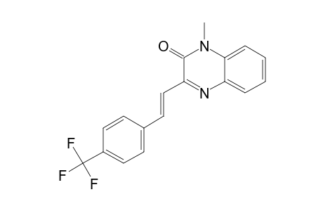 1-METHYL-3-(4-TRIFLUOROMETHYLSTYRYL)-1,4-BENZODIAZINE-2-ONE