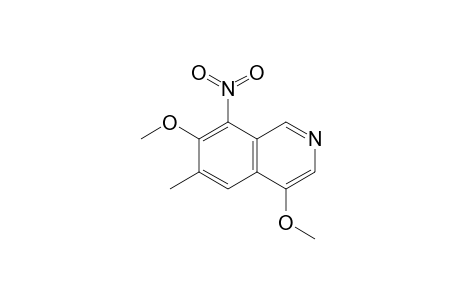 4,7-Dimethoxy-6-methyl-8-nitroisoquinoline