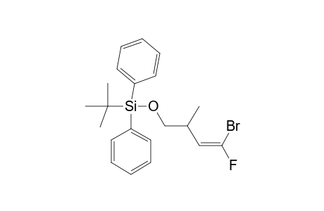 1-BROMO-1-FLUORO-4-(TERT.-BUTYLDIPHENYLSILYLOXY)-ISOBUTENE;CIS-ISOMER
