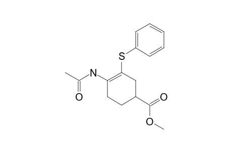 METHYL-4-ACETAMIDO-3-PHENYLTHIOCYCLOHEX-3-ENECARBOXYLATE